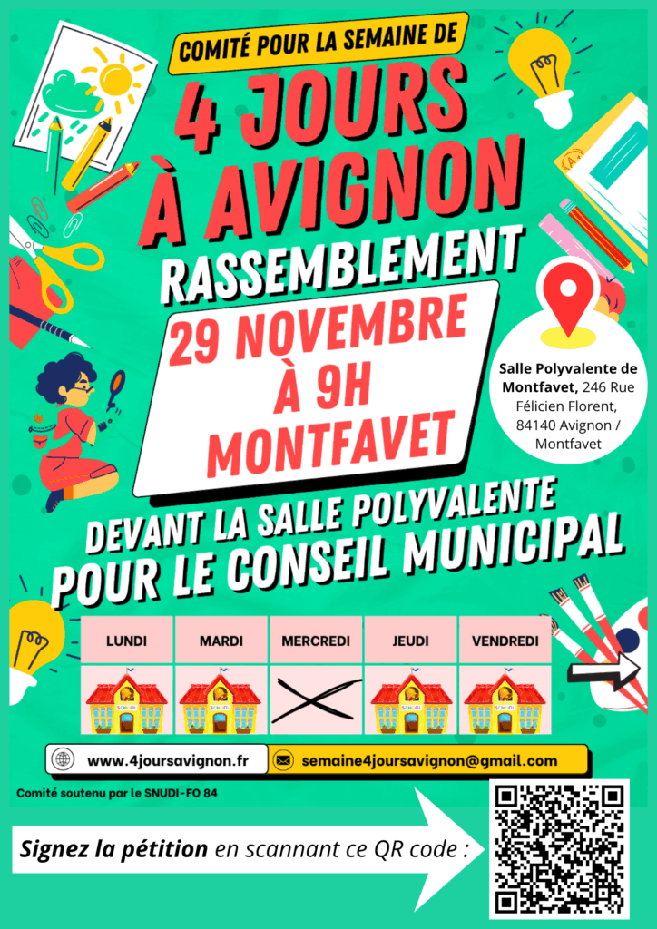 Rassemblement pour la coupure du mercredi 29 novembre 9h pendant le conseil municipal devant la salle polyvalente de Montfavet